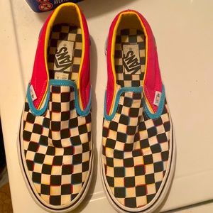 GUC multi colored vans size 9